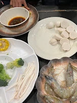 Fish Ball Shrimps Veggies and Sprouts